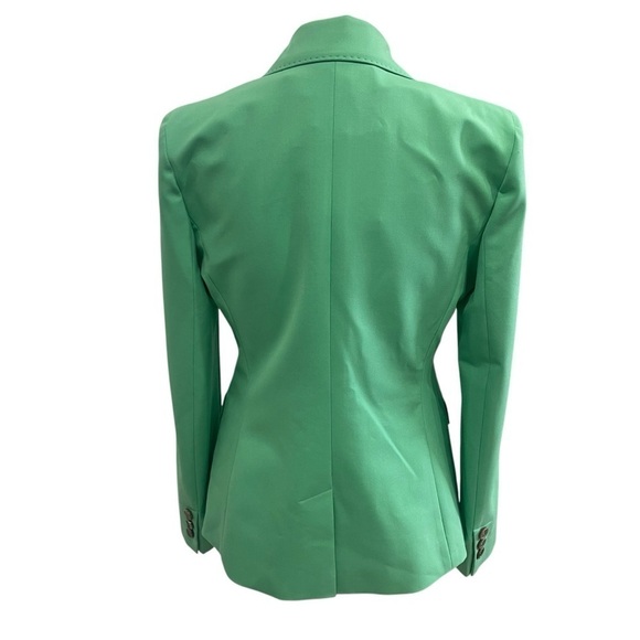 MARELLA Affetto By Max Mara Women’s Double Breasted Blazer Bright Green NWT $535 - Picture 6 of 16
